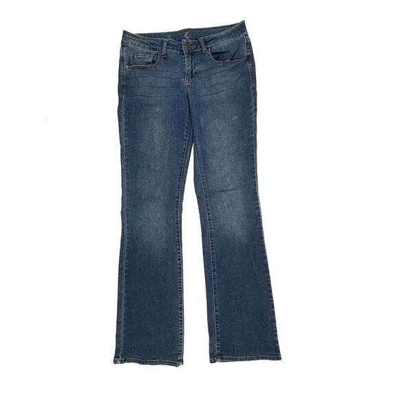 SO Bootcut Women's size 9 Dark Wash Blue Denim jeans - Picture 1 of 4